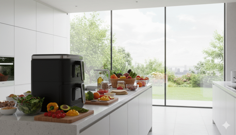 Zdrowe gotowanie bez kompromisów – jak działa frytkownica beztłuszczowa?