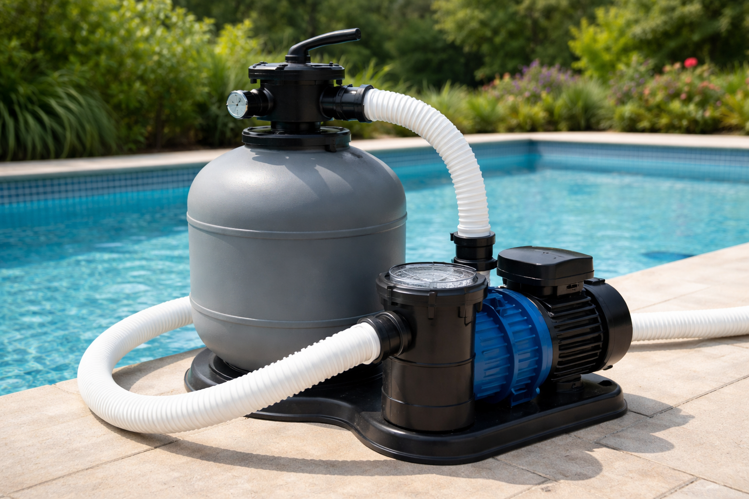 Jak dobrać pompę do basenu? Różnice między pompą 15000l, pompą wody i pompą filtrującą
